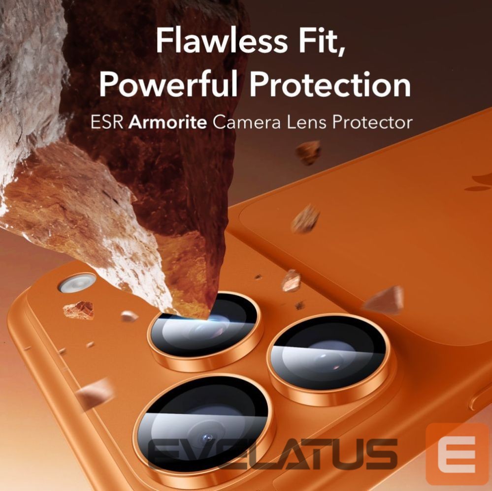 Other goods ESR ESR Armorite Camera Lens Glass for iPhone 17 Pro / Max / 15 Pro / Max / 16 Pro / Max / 17 Pro / Max - Orange