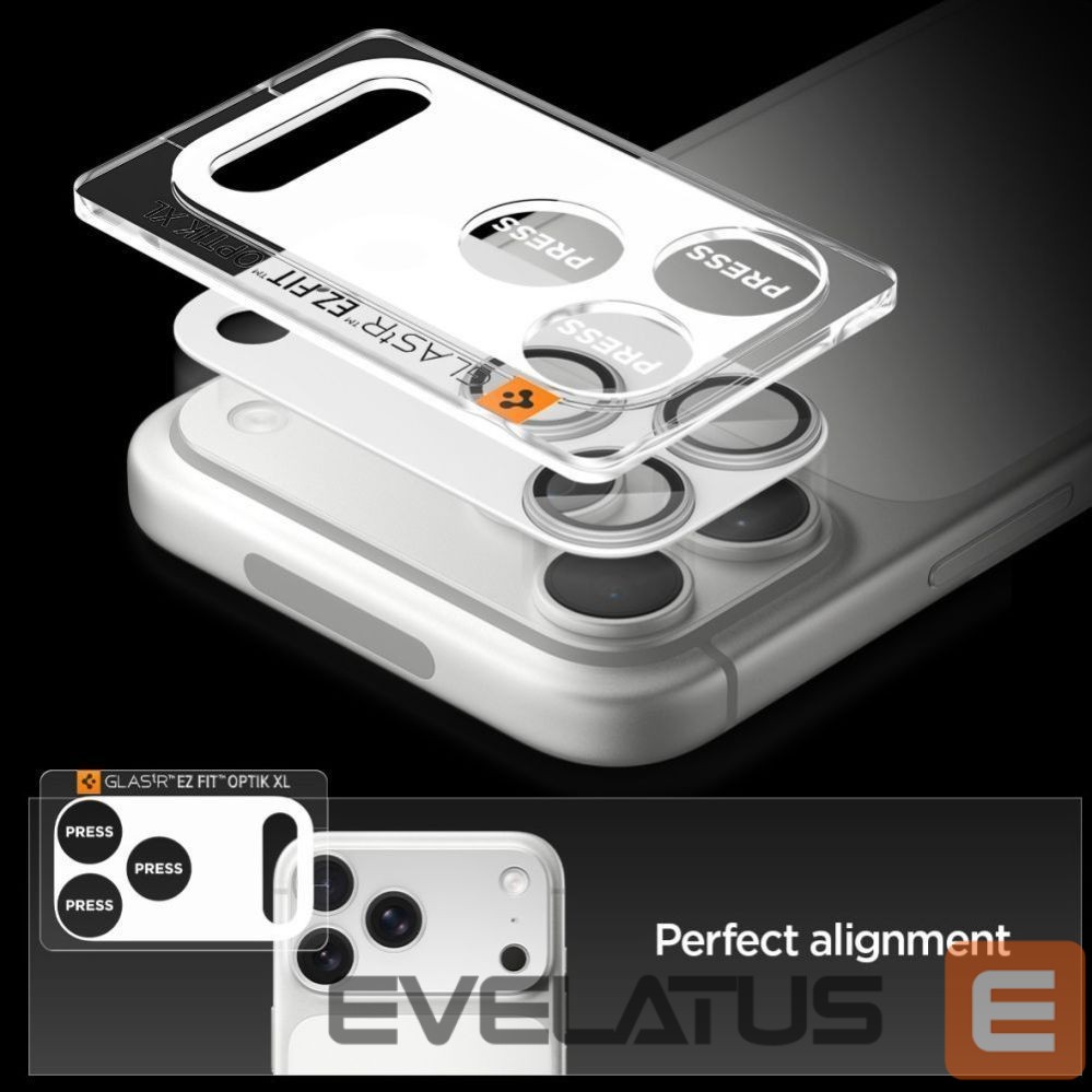 Other goods Spigen Spigen Optik Pro XL Camera Lens Glass for iPhone 17 Pro Max - Silver