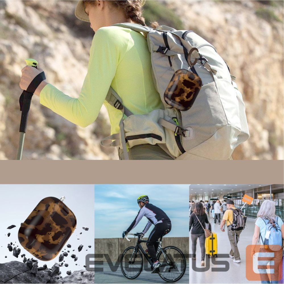 Other goods Tech-Protect Tech-Protect Lamano case for AirPods Pro 3 - black and brown