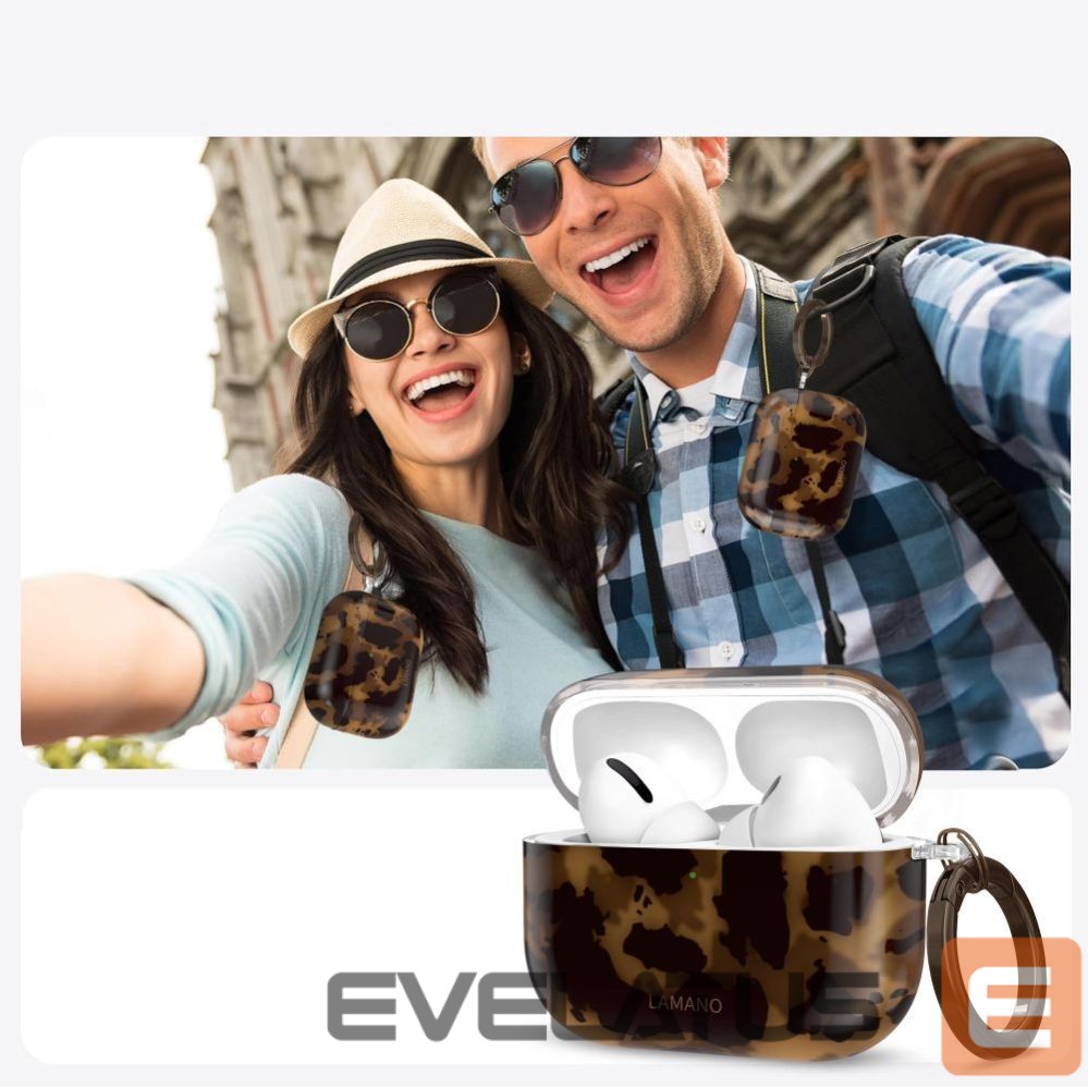 Other goods Tech-Protect Tech-Protect Lamano case for AirPods Pro 3 - black and brown