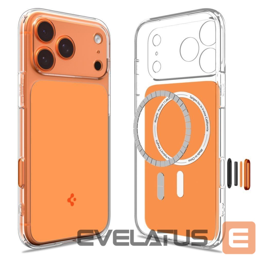 Other goods Spigen Spigen Thin Fit MagSafe Case for iPhone 17 Pro - Transparent Orange