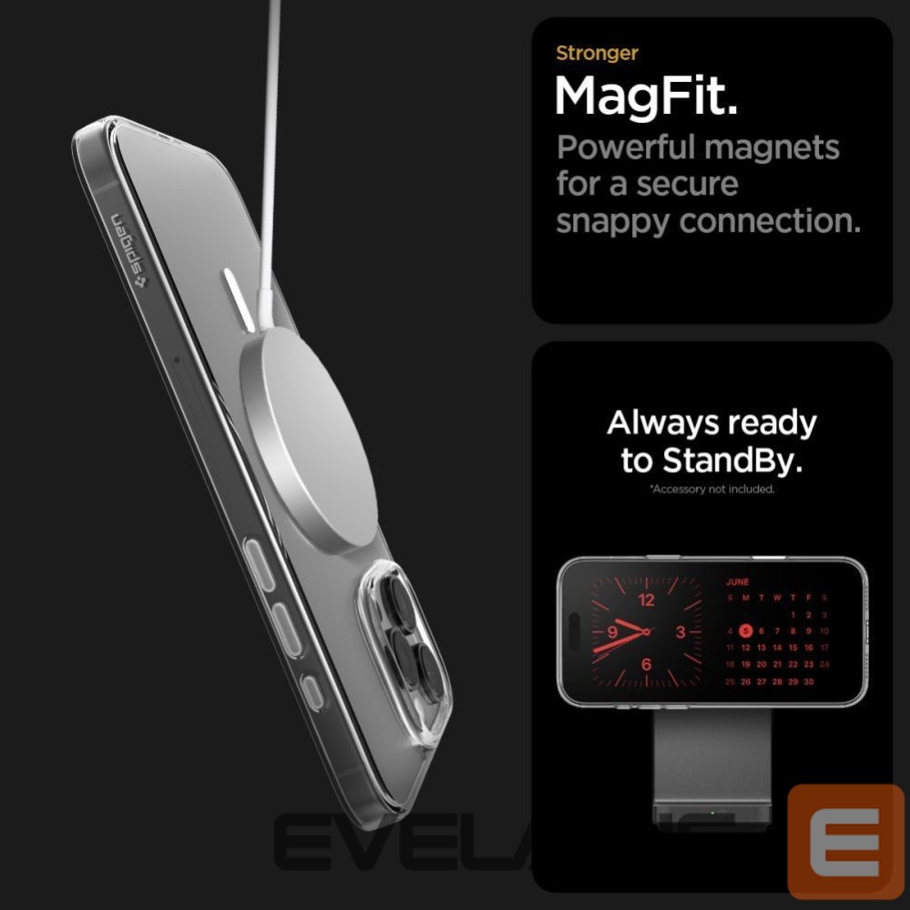 Other goods Spigen Spigen Thin Fit MagSafe Case for iPhone 16 Pro Max - Clear and White