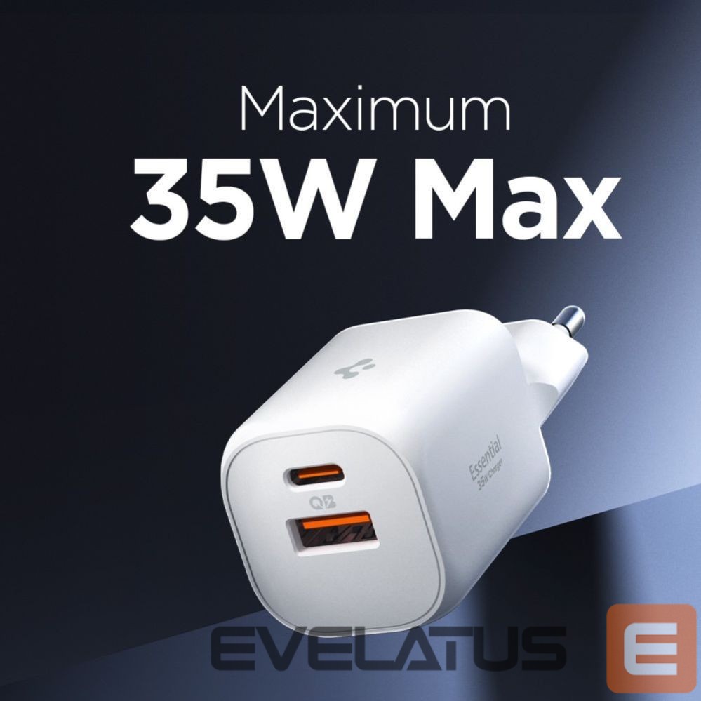 Other goods Spigen Spigen Essential EE352EU USB-C / USB-A 35W Wall Charger - White