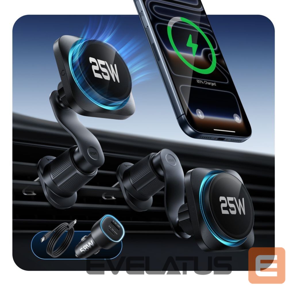 Other goods ESR ESR OmniLock Qi2.2 Magnetic MagSafe Car Air Vent Mount - Black