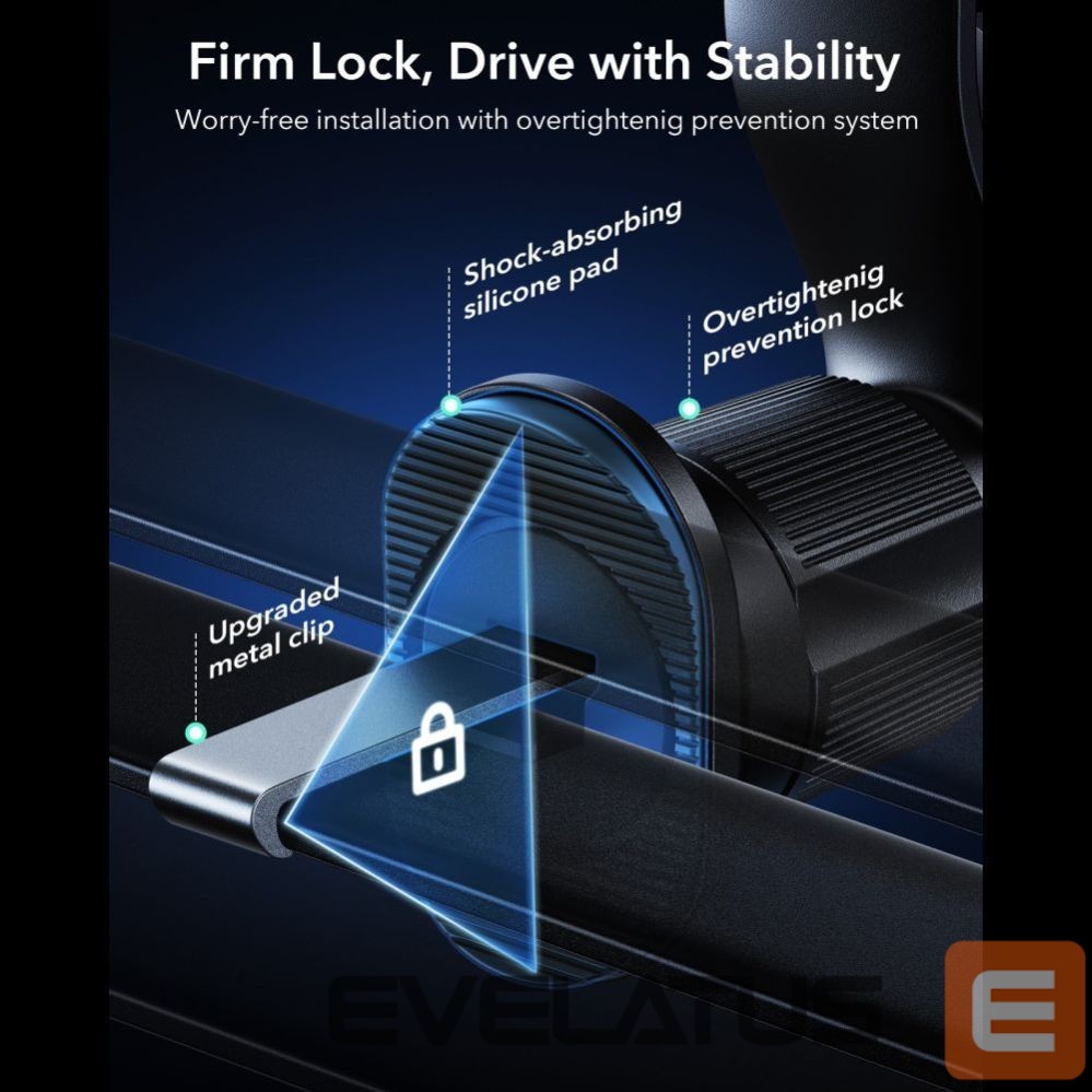 Other goods ESR ESR OmniLock Qi2.2 Magnetic MagSafe Car Air Vent Mount - Black