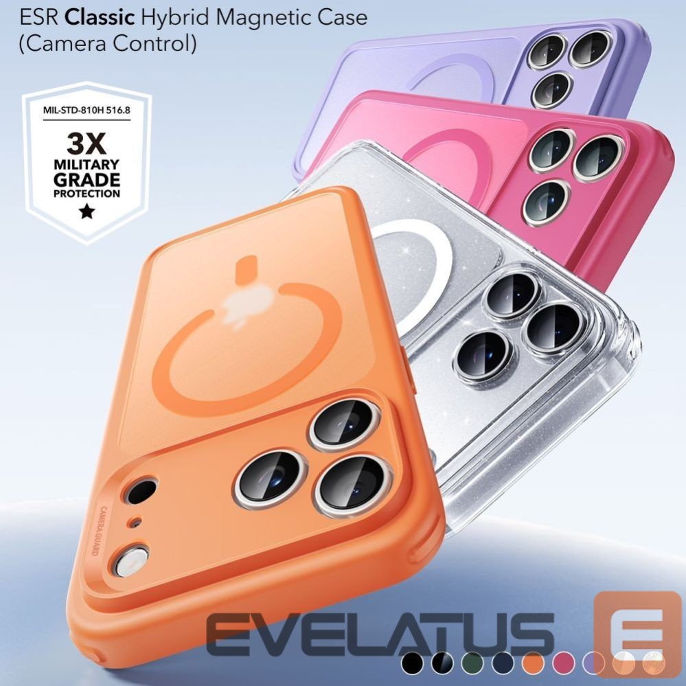 Other goods ESR ESR Classic Hybrid MagSafe Case for iPhone 17 Pro Max - Clear Orange