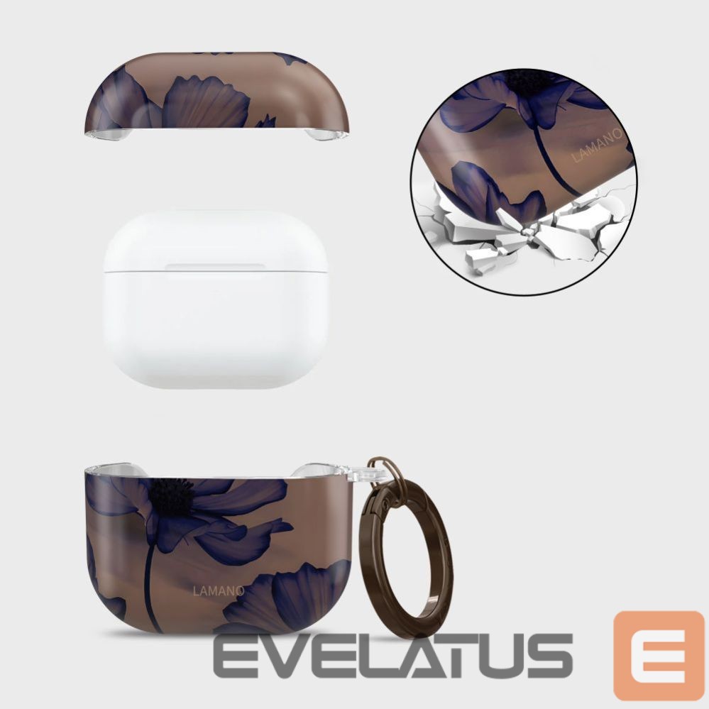 Other goods Tech-Protect Tech-Protect Lamano case for AirPods 4 - brown and purple