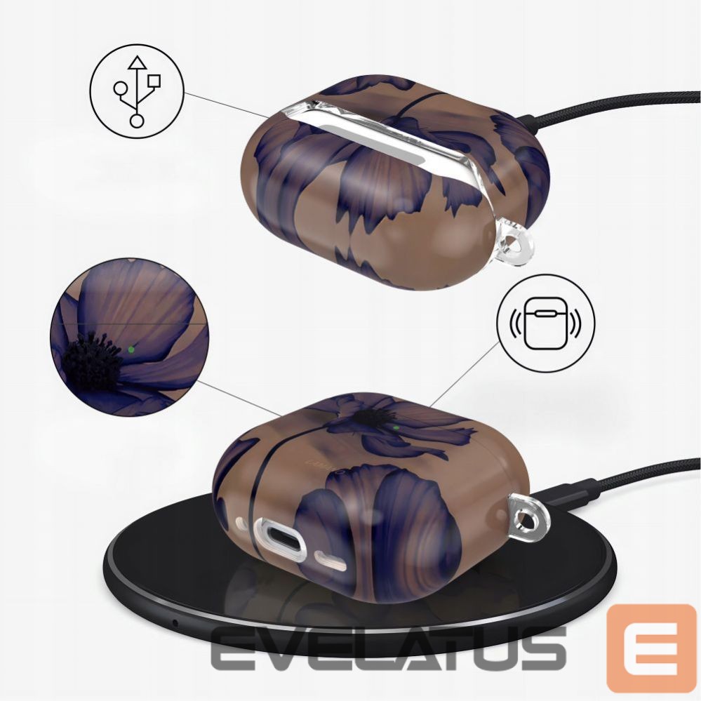 Other goods Tech-Protect Tech-Protect Lamano case for AirPods 4 - brown and purple