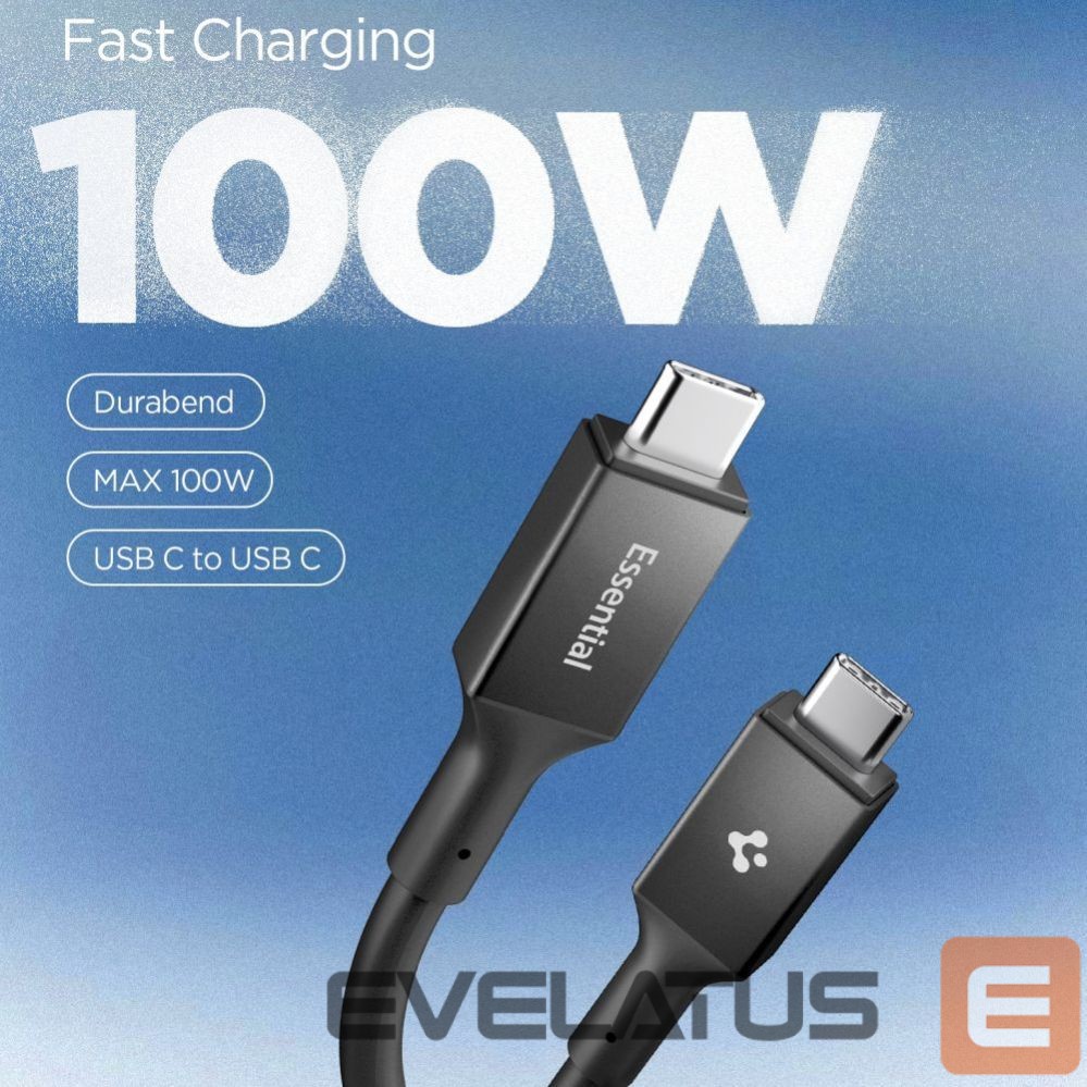 Other goods Spigen Spigen EB10020CC USB-C Cable 100W 200cm - Black
