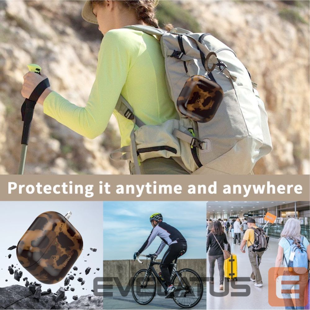 Other goods Tech-Protect Tech-Protect Lamano case for AirPods 4 - brown and black