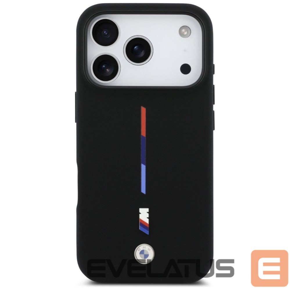 Other goods BMW BMW M Silicon Tricolor Line MagSafe Case for iPhone 17 Pro - Black
