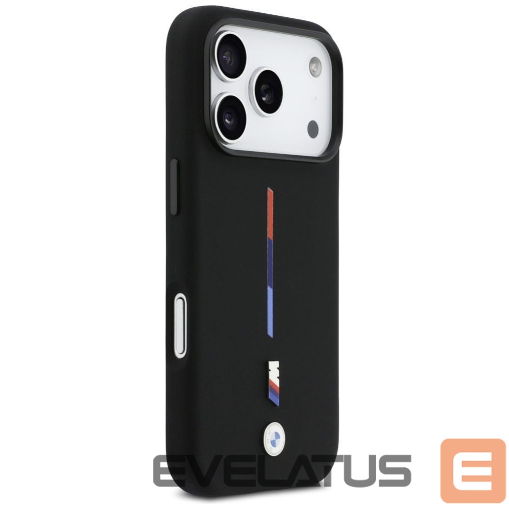 Other goods BMW BMW M Silicon Tricolor Line MagSafe Case for iPhone 17 Pro - Black