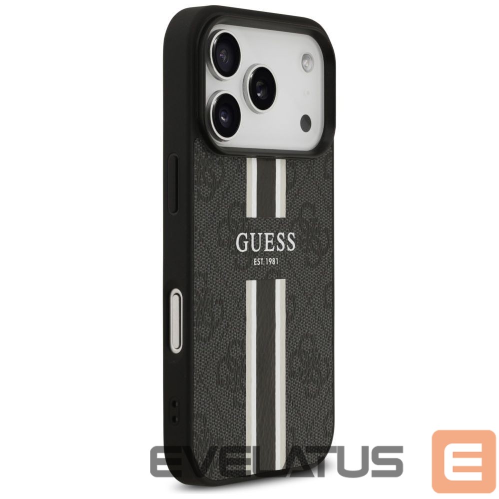 Other goods Guess Guess 4G Printed Stripes MagSafe case for iPhone 17 Pro - black