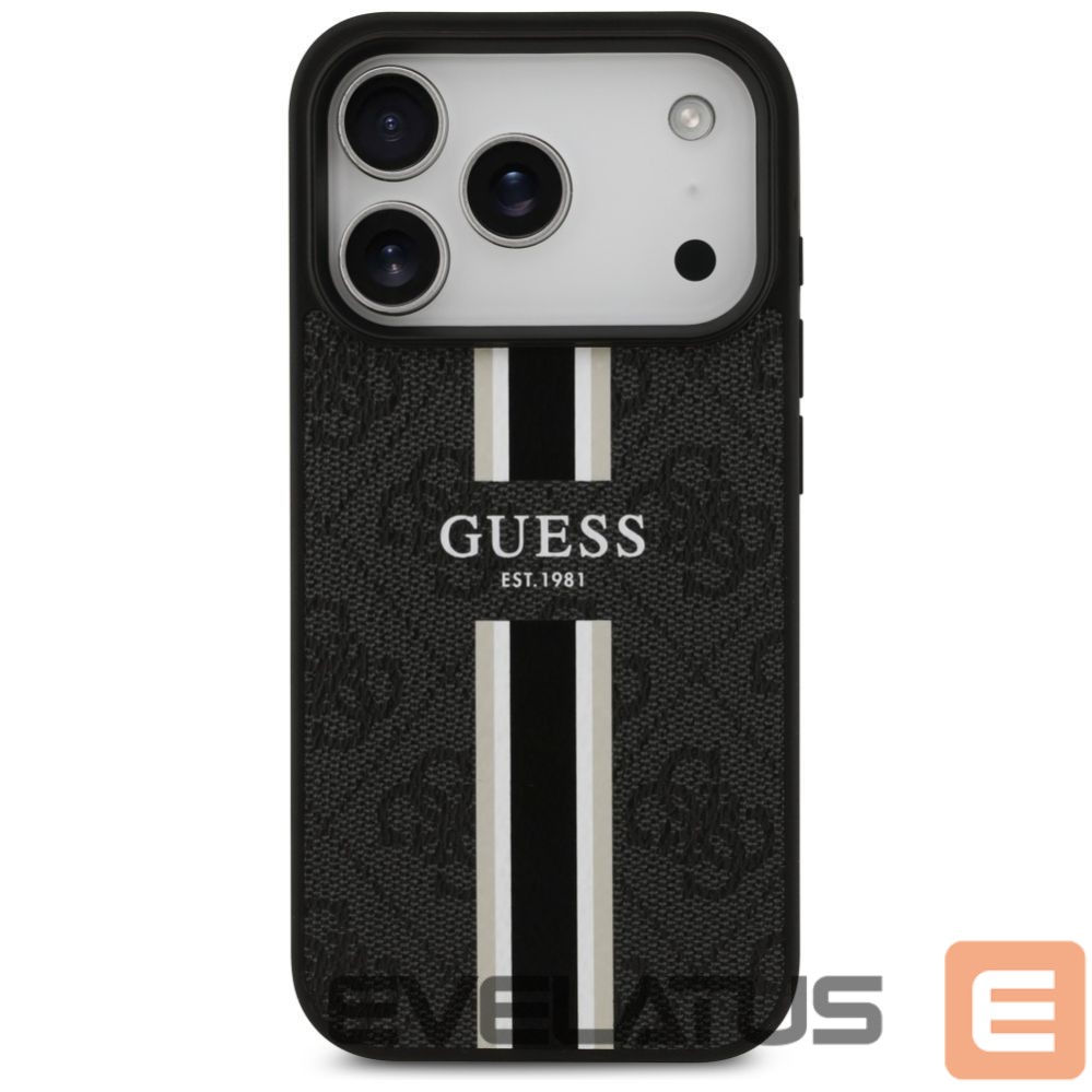 Other goods Guess Guess 4G Printed Stripes MagSafe case for iPhone 17 Pro - black