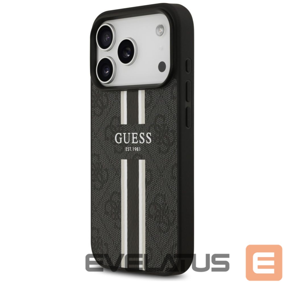 Other goods Guess Guess 4G Printed Stripes MagSafe case for iPhone 17 Pro - black