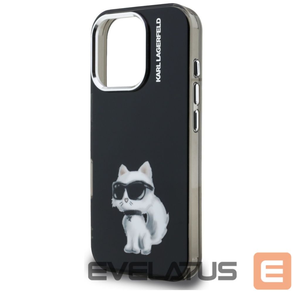 Other goods Karl Lagerfeld Karl Lagerfeld IML Aquarelle Choupette & Logo Case for iPhone 16 Pro Max - Black