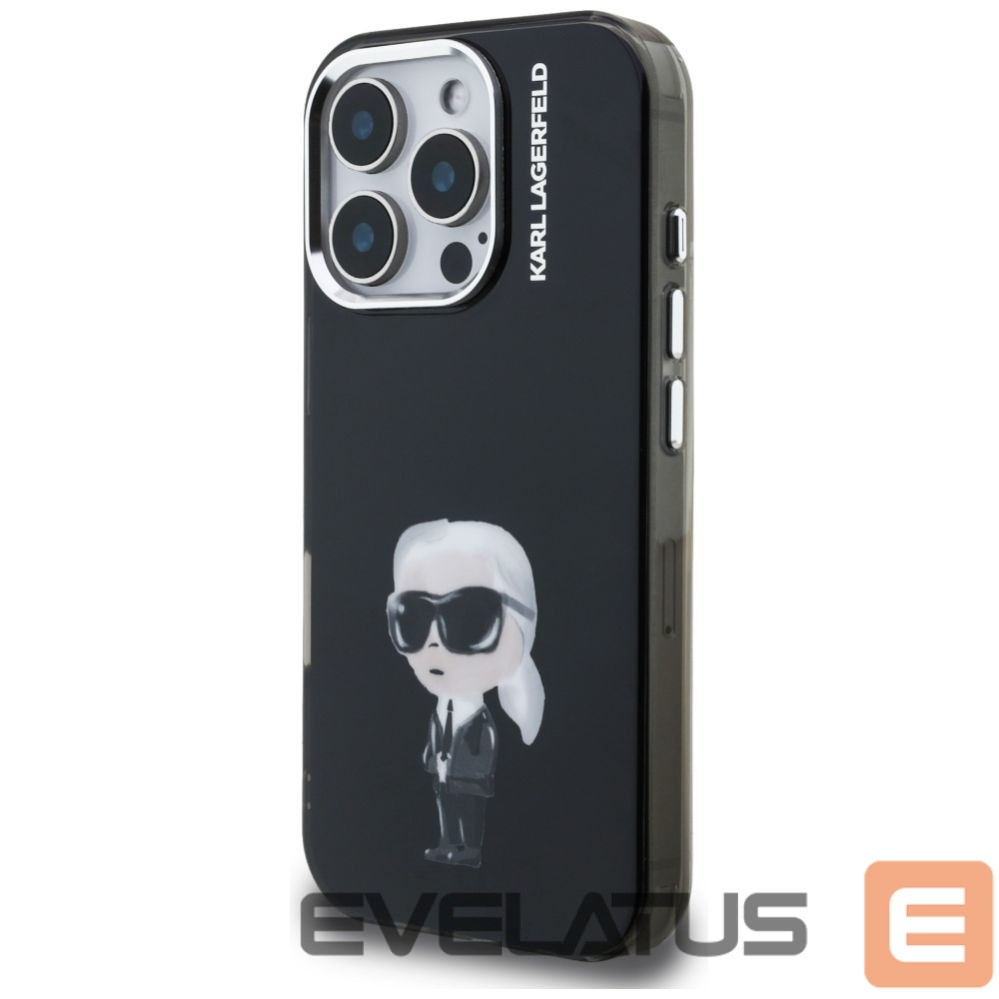 Other goods Karl Lagerfeld Karl Lagerfeld IML Aquarelle Karl & Logo MagSafe Case for iPhone 16 Pro - Black