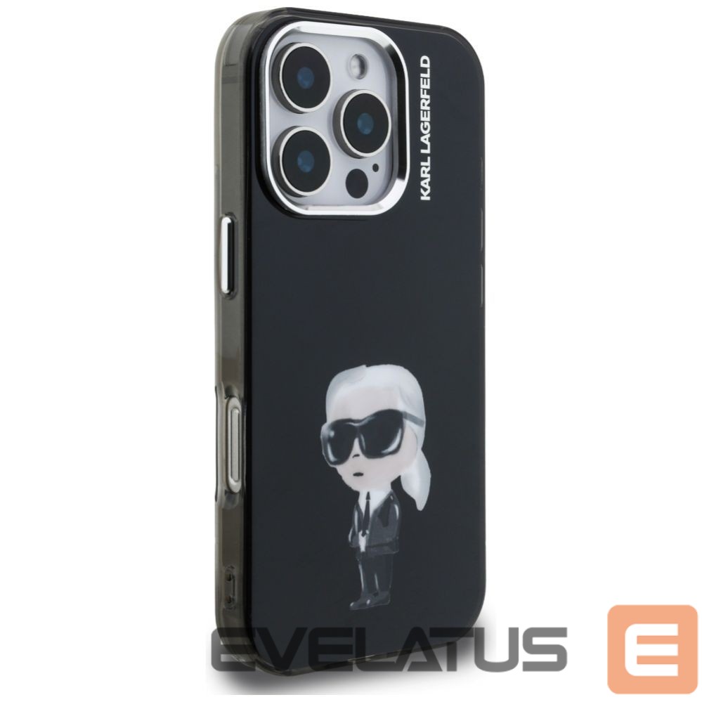 Other goods Karl Lagerfeld Karl Lagerfeld IML Aquarelle Karl & Logo MagSafe Case for iPhone 16 Pro - Black