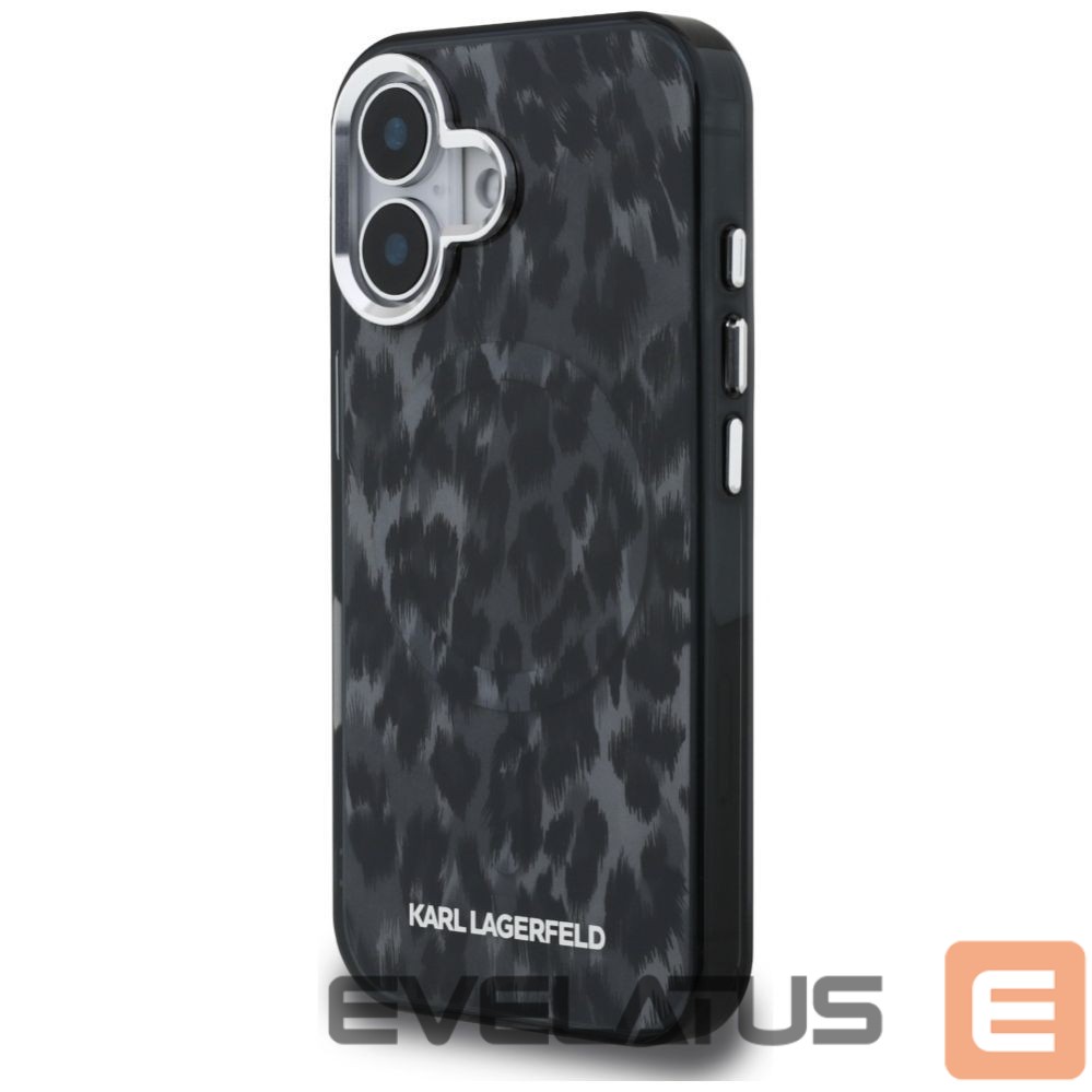 Other goods Karl Lagerfeld Karl Lagerfeld IML Leopard Pattern MagSafe Case for iPhone 16 - Black