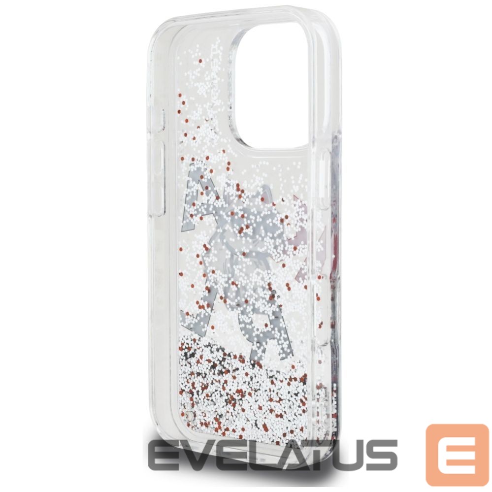 Other goods Karl Lagerfeld Karl Lagerfeld Liquid Glitter Choupette Logo Case for iPhone 16 Pro Max - Clear