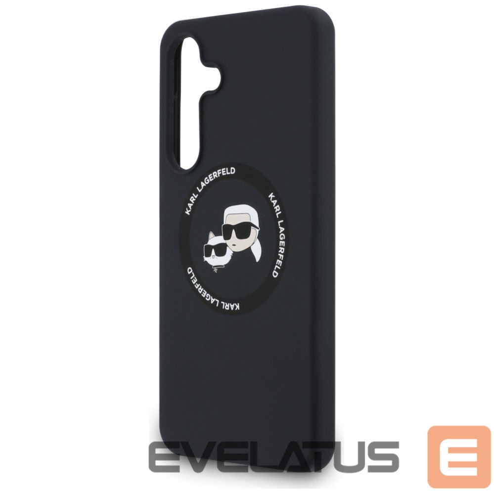 Other goods Karl Lagerfeld Karl Lagerfeld Silicone Karl & Choupette Heads MagSafe Case for Samsung Galaxy S25 FE - Black