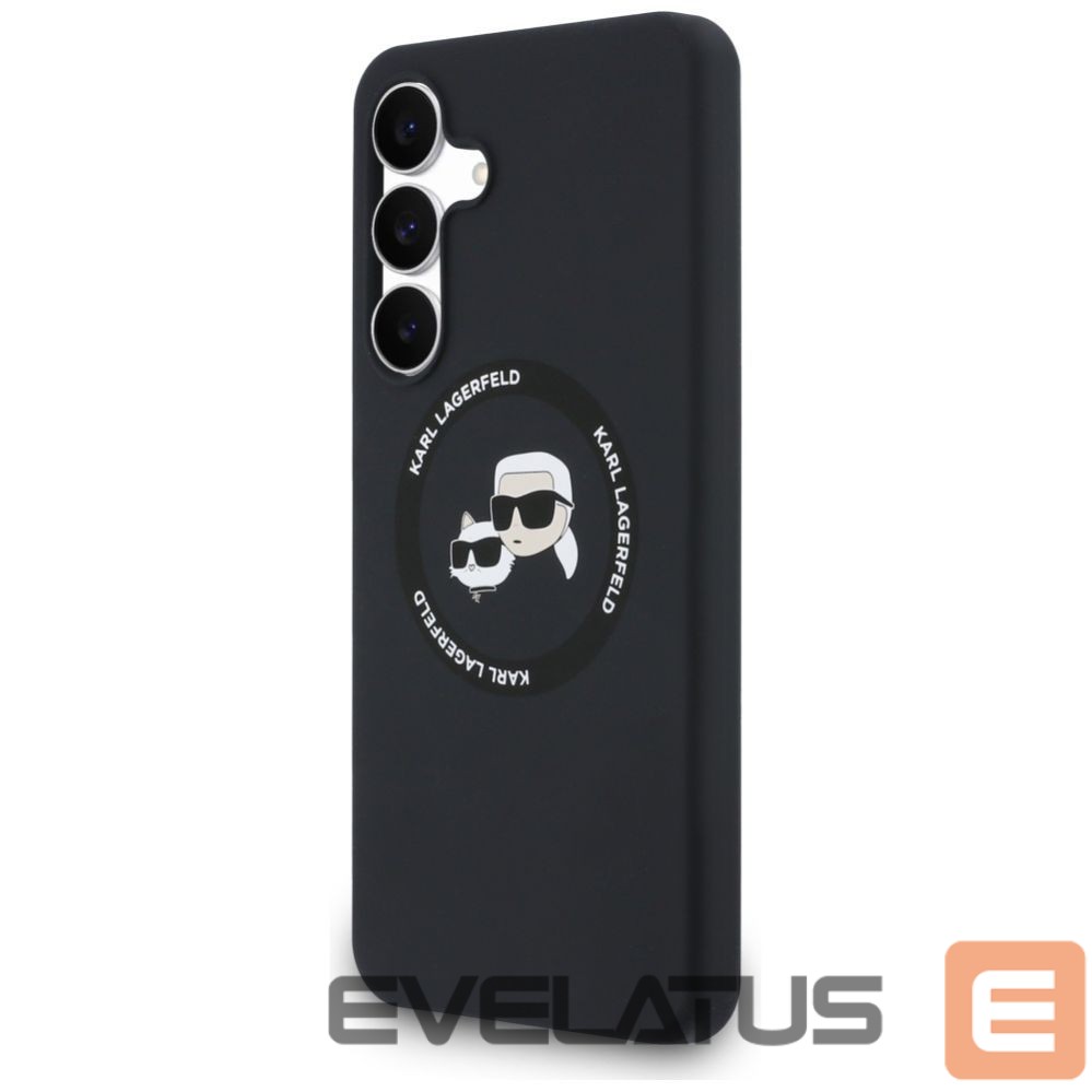 Other goods Karl Lagerfeld Karl Lagerfeld Silicone Karl & Choupette Heads MagSafe Case for Samsung Galaxy S25 FE - Black