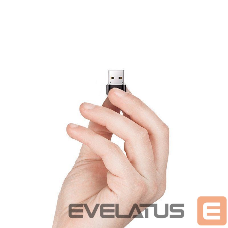 Cable Baseus Baseus Mini USB-C to USB-A adapter - black