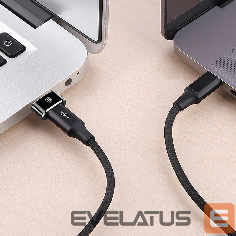 Cable Baseus Baseus Mini USB-C to USB-A adapter - black