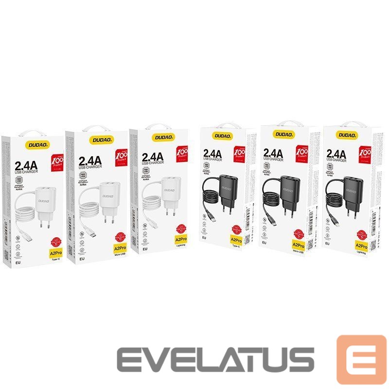Adapter Dudao Lightning (male) || USB-A (female) \ Black