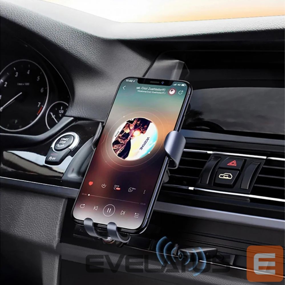 FM transmitter Ugreen receiver bluetooth transmitter mini jack 3.5mm (CM403) 81885 Black