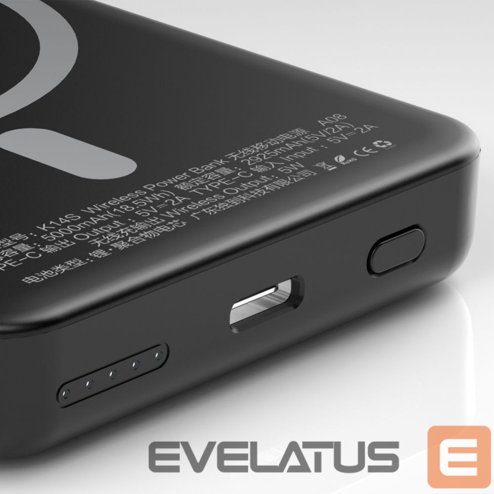 Power bank Dudao Black White
