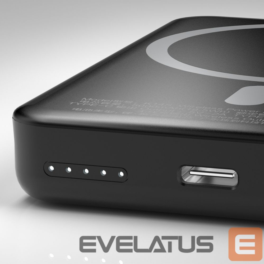 Power bank Dudao Black White
