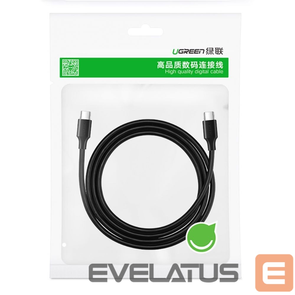 Cable Ugreen Ugreen US286 USB-C - USB-C PD QC 3A 480Mb/s cable 1.5m - black
