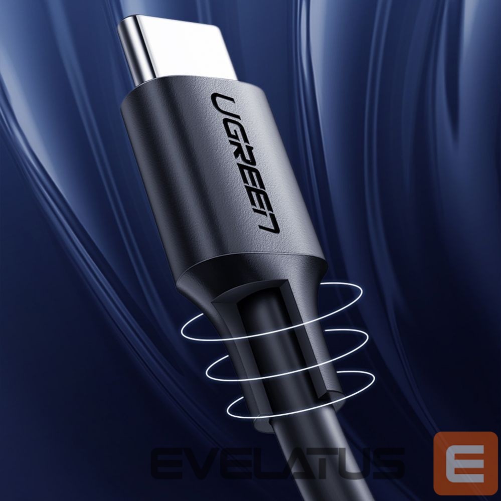 Cable Ugreen Ugreen US286 USB-C - USB-C PD QC 3A 480Mb/s cable 1.5m - black