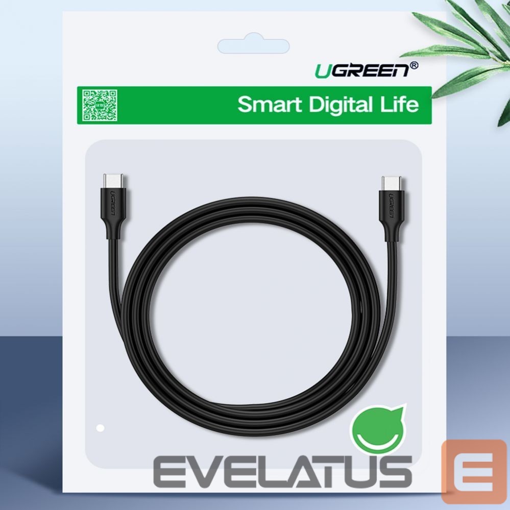 Cable Ugreen Ugreen US286 USB-C - USB-C PD QC 3A 480Mb/s cable 1.5m - black