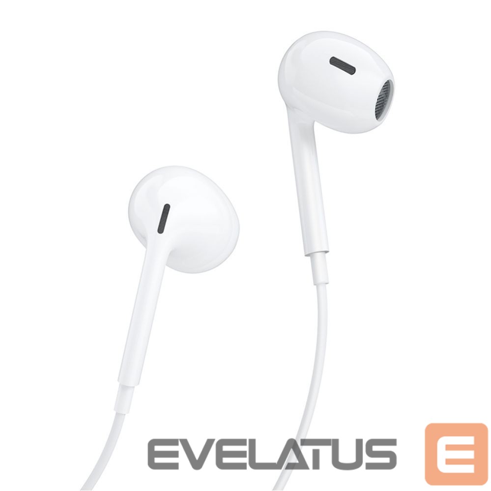 Wired headphones Dudao Dudao in-ear headphones with USB Type-C connector white (X14PROT)
