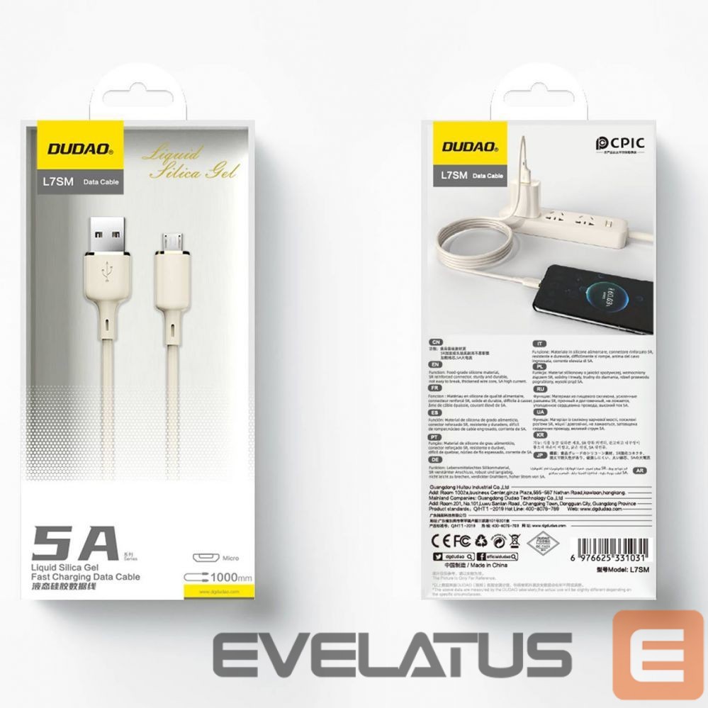 Other Phone Accessory Dudao USB-A (male) || Micro USB-B (male)