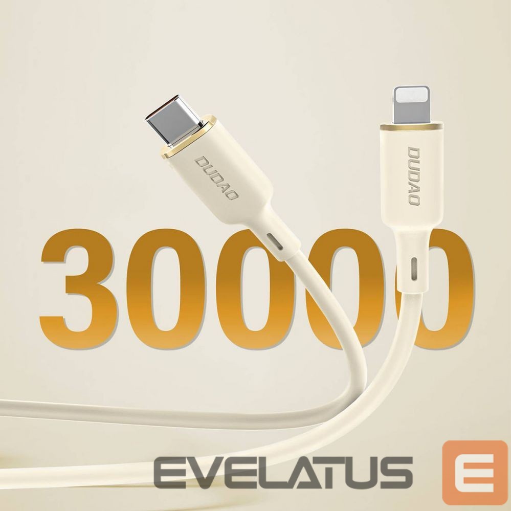 Other Phone Accessory Dudao Dudao L7SE 3in1 USB-A - 2x USB-C / Lightning 66W Cable 1.2m - beige