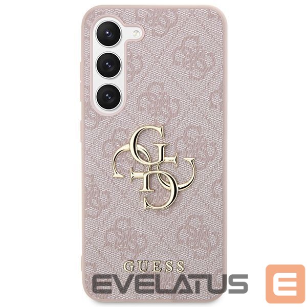 Other Phone Accessory Guess Guess 4G Big Metal Logo case for Samsung Galaxy S24 - pink