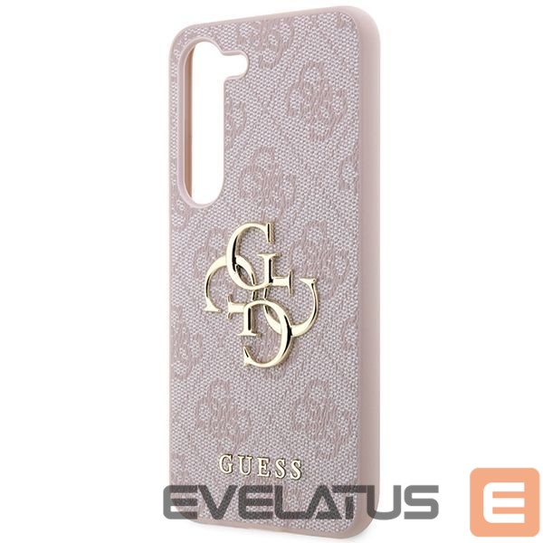 Other Phone Accessory Guess Guess 4G Big Metal Logo case for Samsung Galaxy S24 - pink