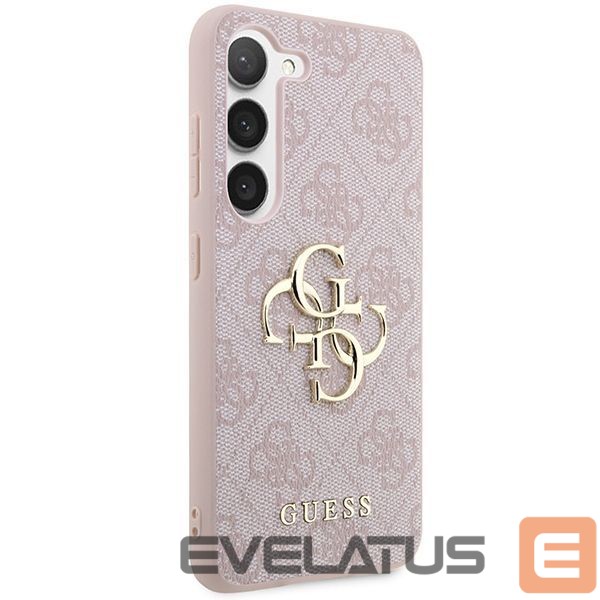 Other Phone Accessory Guess Guess 4G Big Metal Logo case for Samsung Galaxy S24 - pink