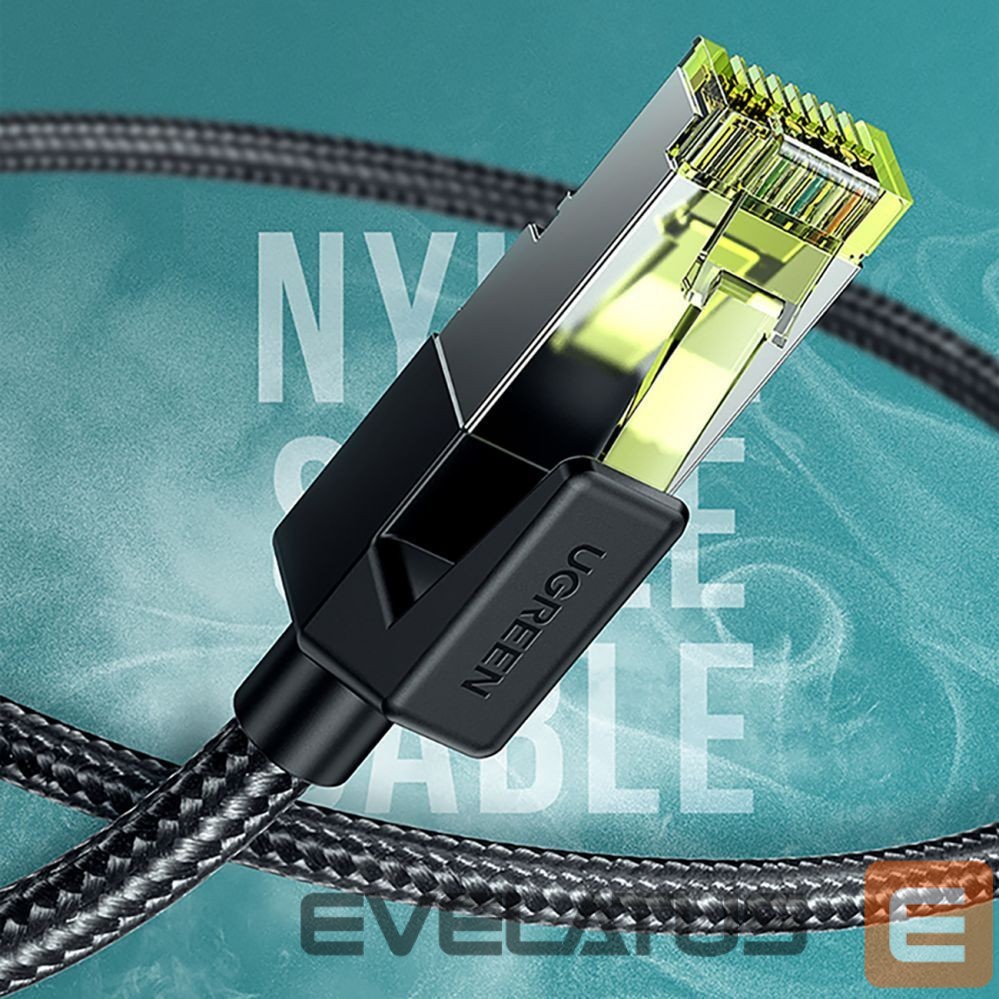 Cable Ugreen Ugreen NW150 80421 Ethernet RJ45 Cat 7 10Gbps Cable 1m - Black