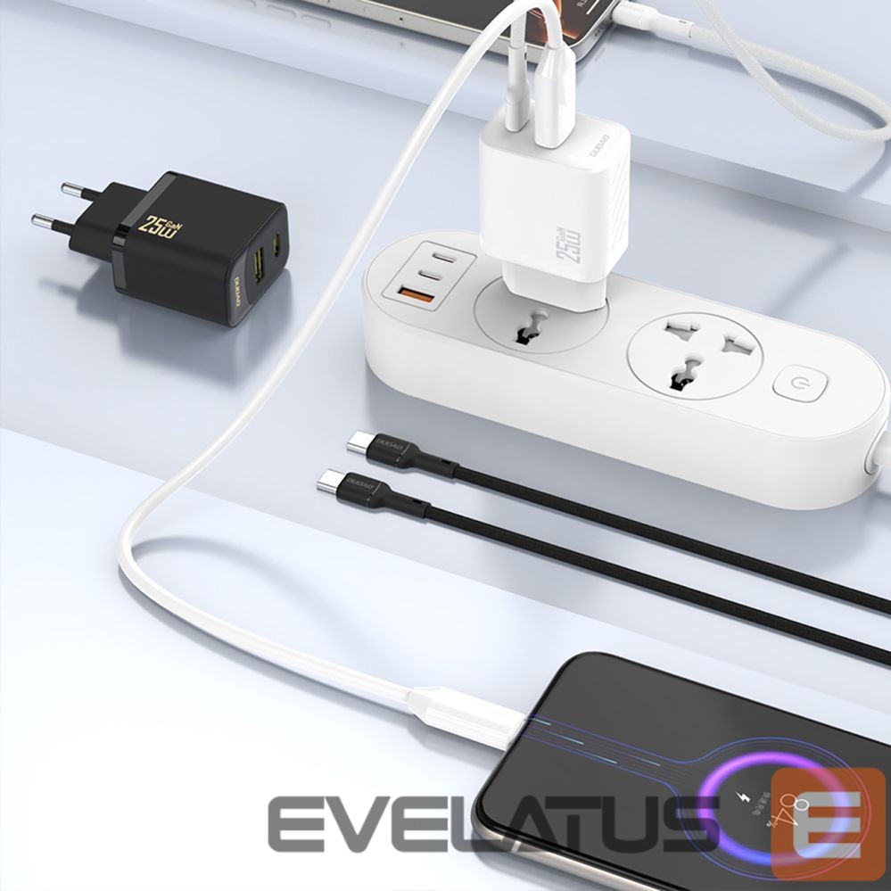 Adapter Dudao Dudao A27 25W GaN USB-C Wall Charger - Black