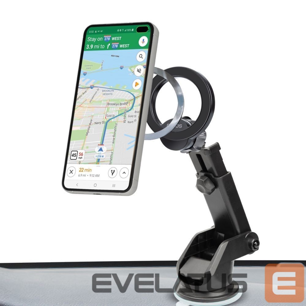 Auto holder SBS SBS TESUPMAGRINGEXT Smartphone Holder for Dashboard and Windshield, MagSafe Compatible - Black