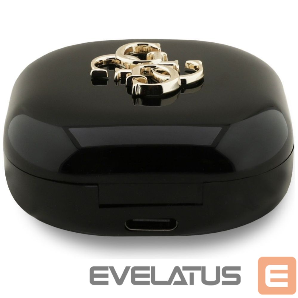 Wireless headphones Guess Wireless earphones TWS Guess 4G Metal Logo black