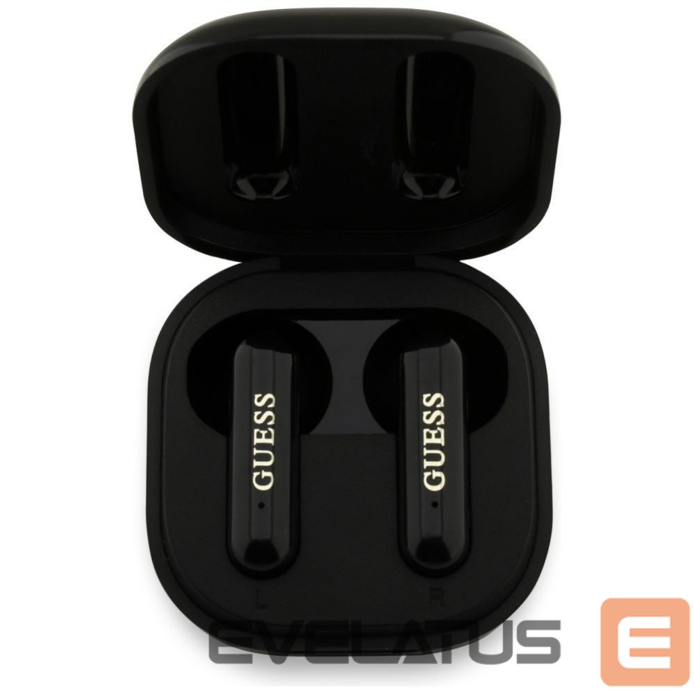 Wireless headphones Guess Wireless earphones TWS Guess 4G Metal Logo black