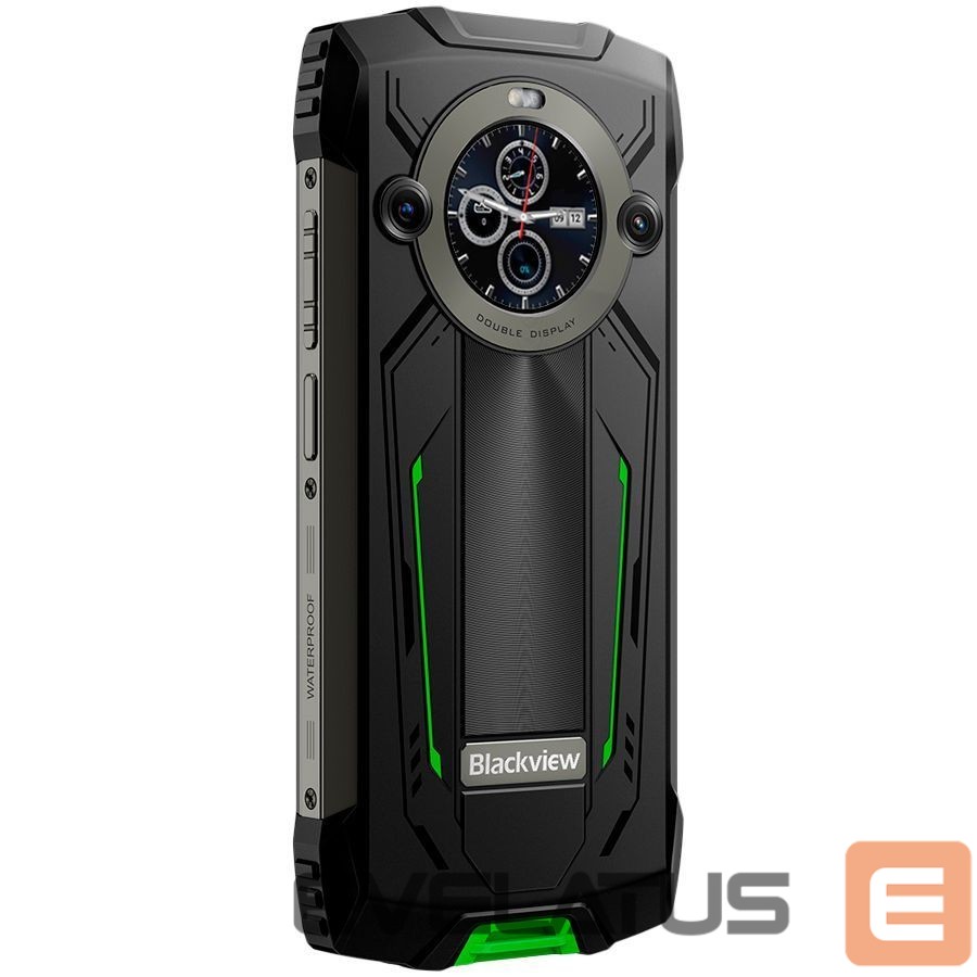 Smartphone Blackview Rugged BV8200 LTE 6.5-inch FHD+IPS 1080x2400 120Hz Corning 3th + 1.3-inch 360x360 12+256GB MT8781 Octa-core 2.2GHz 8800mAh NO Charger CAM Front 32MP Rear 50+13MP IP68/IP69K/MIL-STD-810H NFC Fingerprint Green