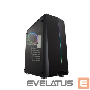 Computer case Fortron  CMT151 Black ATX Power supply included No 