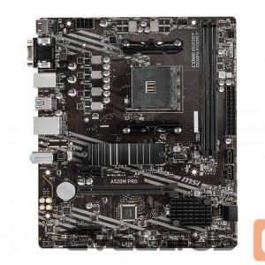 Motherboard for Intel processors MSI  A520M PRO Processor family AMD, Processor socket AM4, DDR4, Memory slots 2, Chipset AMD A, Micro ATX 