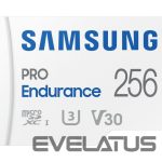 Memory cards Samsung  PRO Endurance MB-MJ256KA/EU 256 GB, MicroSD Memory Card, Flash memory class U3, V30, Class 10, SD adapter 